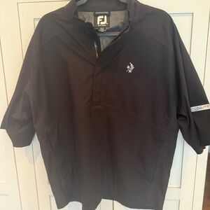 FootJoy Black Men's Golf Rain Shirt Large